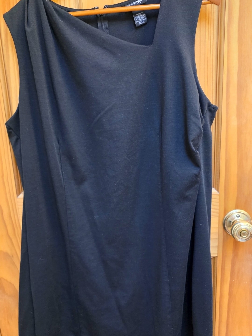 Lane Bryant Black Sleeveless Tunic Dress